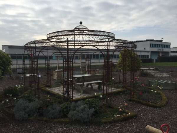 Holland550 Eisen Stabil Gartenpavillon Rund