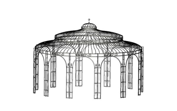 Pavillon Holland 550 Cad Zeichnung
